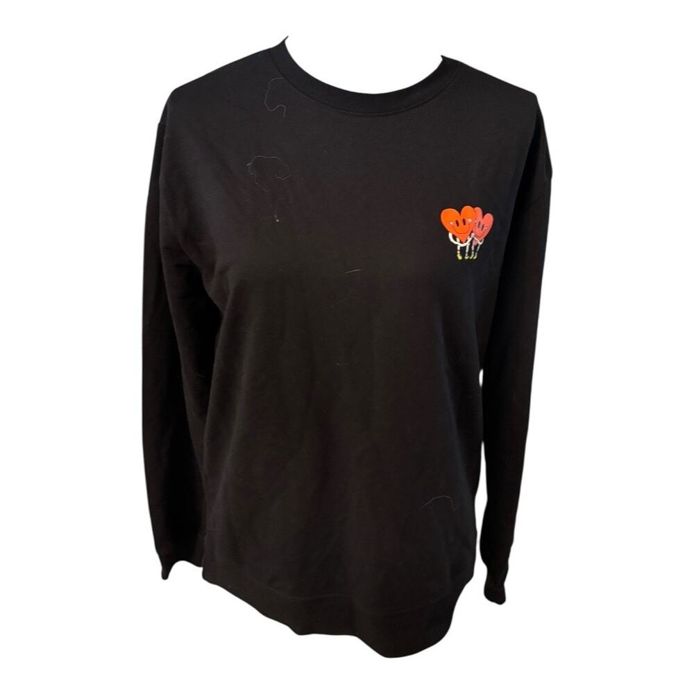 JZD XS Black T-Shirt Latino Community and Culture NWT Long Sleeve